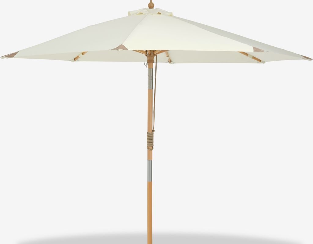 Marktschirm Ø300 cm Off-white – Kippbar & UV-beständig mieten