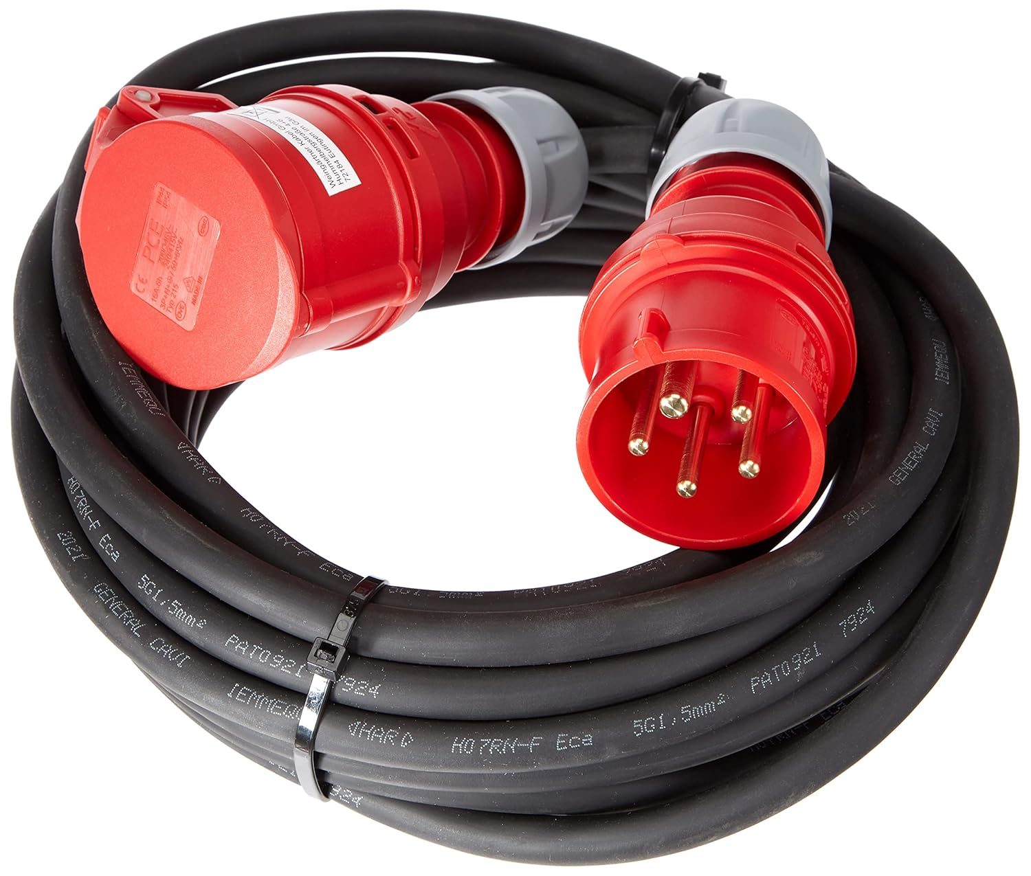 CEE-Verlängerung 16 A – 5-polig, 10 m (H05RR-F 5G1,5) mieten