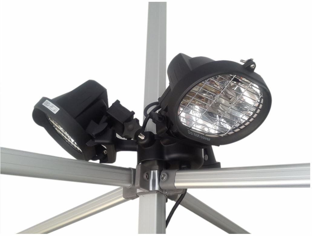 Infrarot-Heizung für Faltzelte - Heizstrahler 1500 Watt mieten