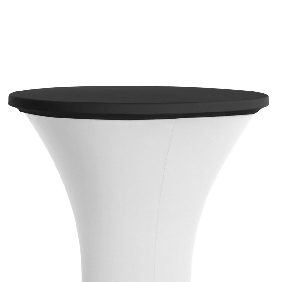  Stretch Topcover schwarz für Stretch Stehtischhussen mieten