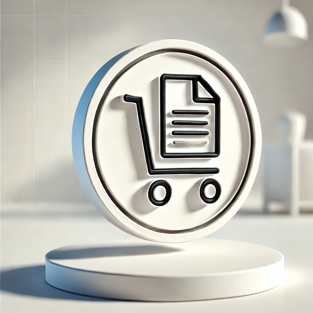 Symbol: Mietanfrage über den Warenkorb senden